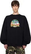 Vetements Black Runway 'south Park' Oversized Sweatshirt In Black
