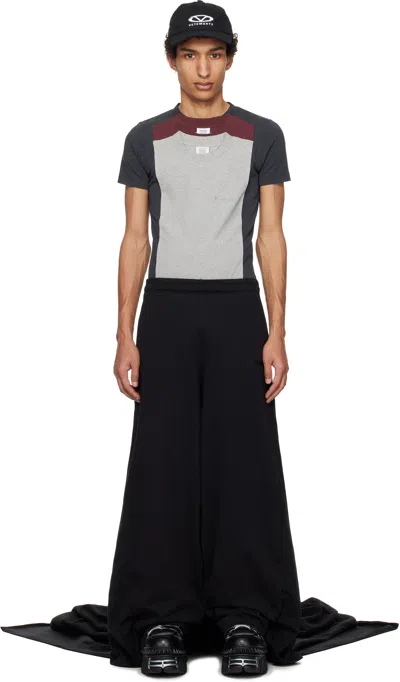 Vetements Black Runway Train Sweatpants