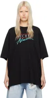 Vetements Black 'secret Admirer' T-shirt In Black