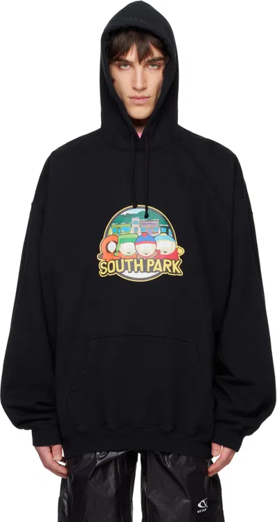 Vetements Black 'south Park' Oversized Hoodie