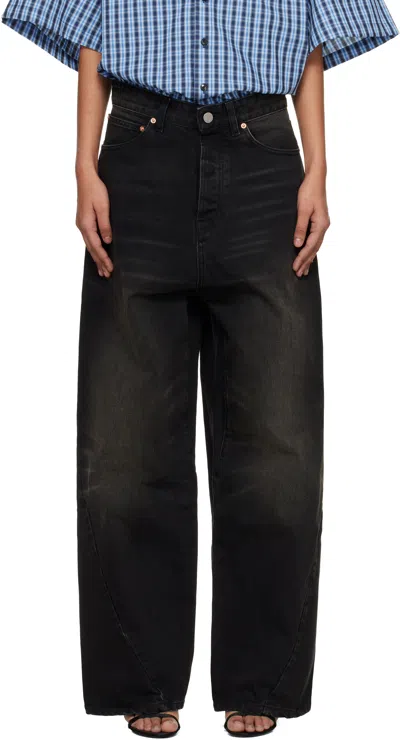 Vetements Black Spiral Jeans