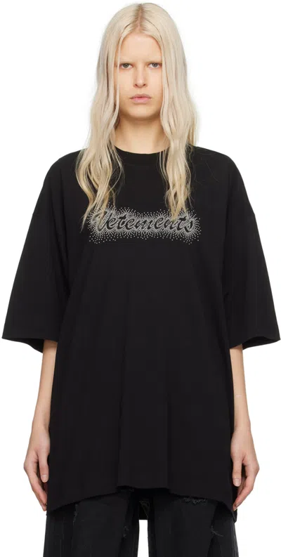 Vetements Black Stud T-shirt