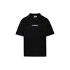 Vetements Black T-shirt For Kids With White Logo In Black