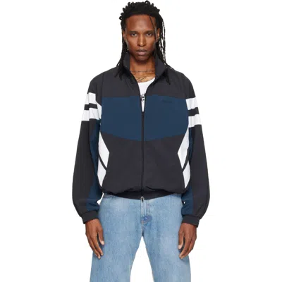 Vetements Black Tape Tracksuit Jacket In Blue
