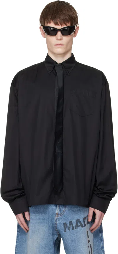 Vetements Black Tie Classic Shirt