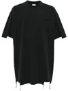 Vetements Blackout Cut-up T-shirt In Black