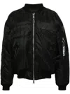 Vetements Blackout Racing Bomber Jacket In Schwarz