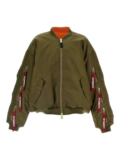VETEMENTS REVERSIBLE BOMBER JACKET