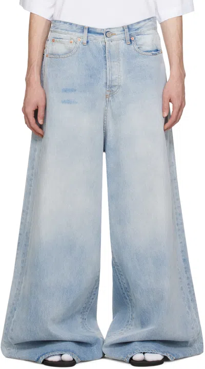 Vetements Blue Big Shape Jeans
