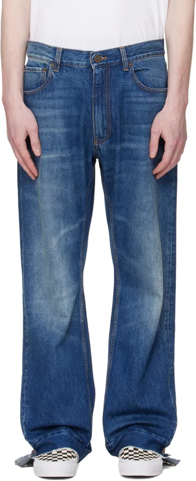Vetements Blue Bootcut Jeans