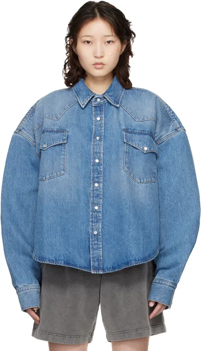 Vetements Blue Cowboy Denim Shirt