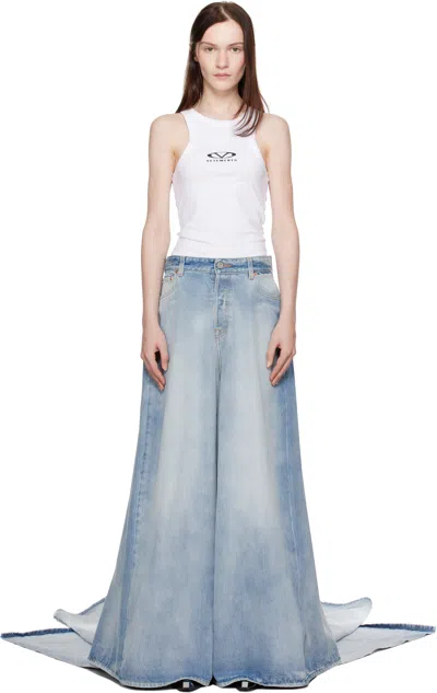 Vetements Blue Red Carpet Jeans In Light Blue