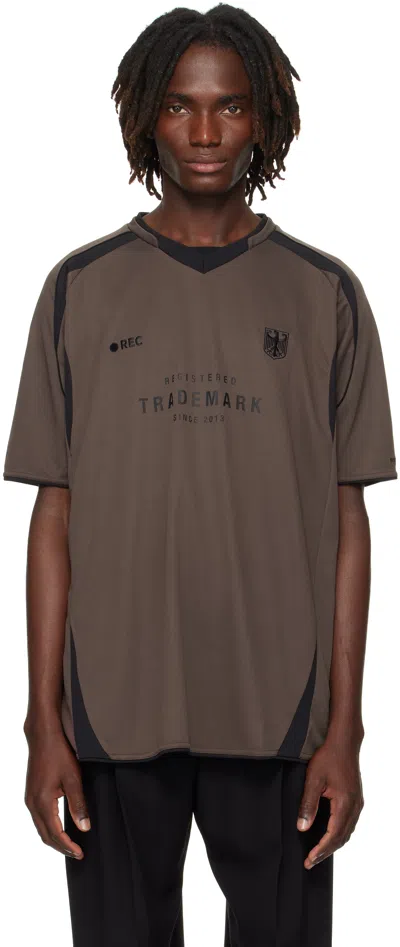 Vetements Brown 'trademark' Football Jersey