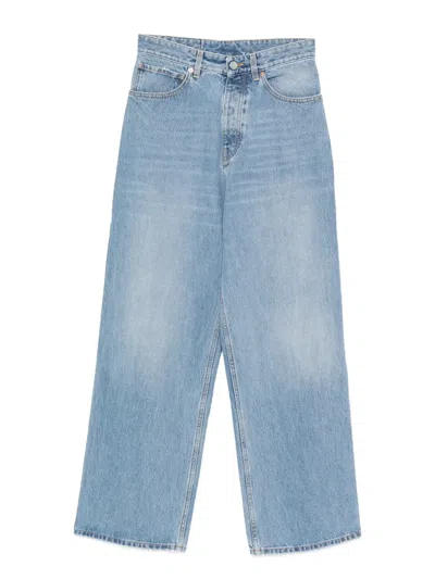Vetements Button-fastening Five-pockets Jeans In Blue