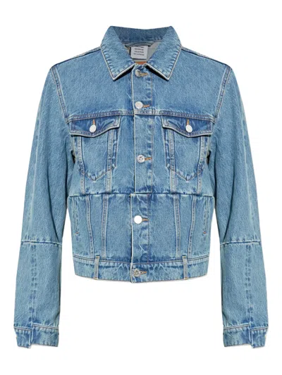 Vetements Button-up Blue Jacket
