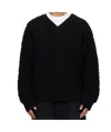 Vetements Cable-knit Sweater In Black