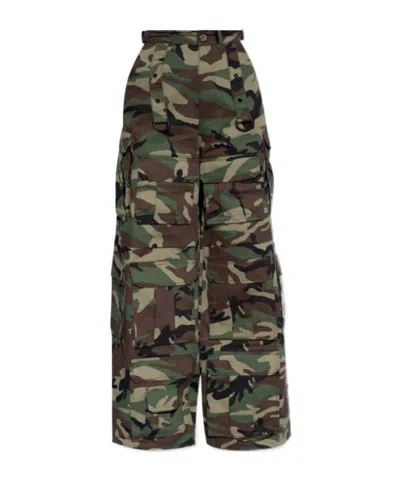 VETEMENTS CAMOUFLAGE CASUAL PANTS