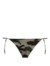 Vetements Camouflage-print Bikini Bottoms In Green