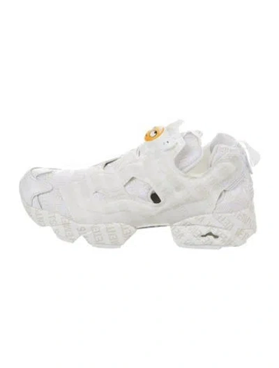 Pre-owned Vetements Canvas Printed Chunky Sneakers W/ Tags In White