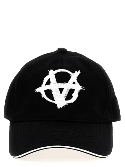 Vetements Logo-print Detail Baseball Cap In Black