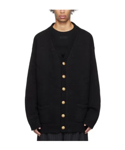 Vetements Cardigan Sweater In Black