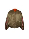 Vetements Keyring Attachment Cargo Bomber Jacket In Green
