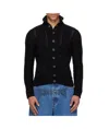 Vetements Cargo Cardigan In Black