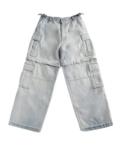 Vetements Cargo Jeans In Blue