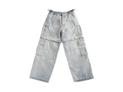 Pre-owned Vetements Cargo Pant Jeans In Light Blue