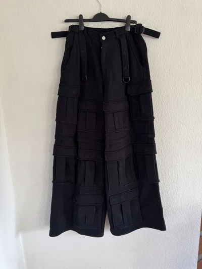 Pre-owned Vetements Cargo Sweatpants – Black