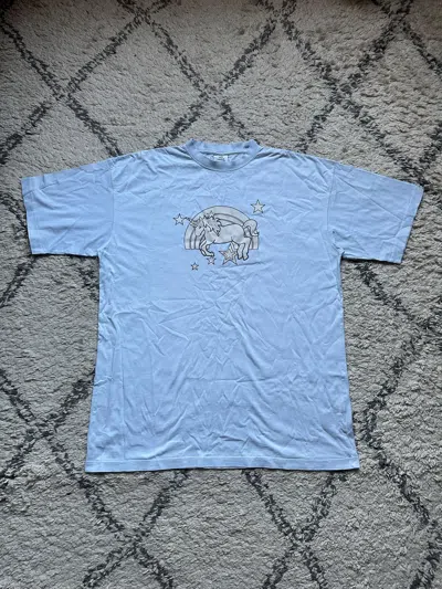 Pre-owned Vetements Cc000017 Unicorn Edition Limited T-shirt In White