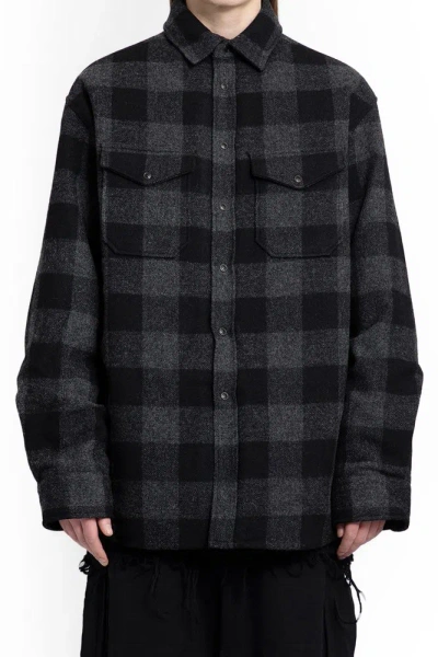 Vetements Checked Oversized Shirts In Multicolor
