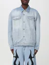 VETEMENTS COAT VETEMENTS MEN COLOR BLUE,F48124009