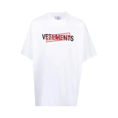 Pre-owned Vetements Confidential Logo T-shirt 'white' | Men's Size M