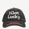 Vetements Cotton Baseball Cap In Gray