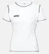 Vetements Cotton-blend Jersey T-shirt In White