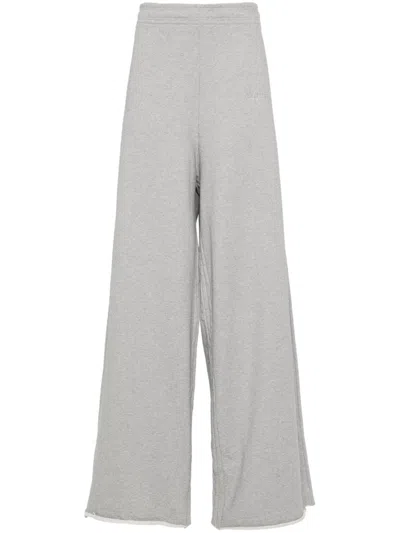 Vetements Cotton Blend Sweatpants In Grey