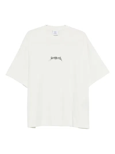Vetements Short-sleeved T-shirt In White
