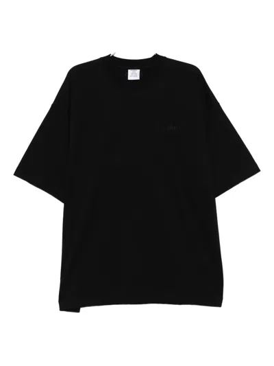 Vetements Cotton T-shirt In Black