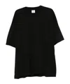 Vetements Round Neck T-shirt In Black