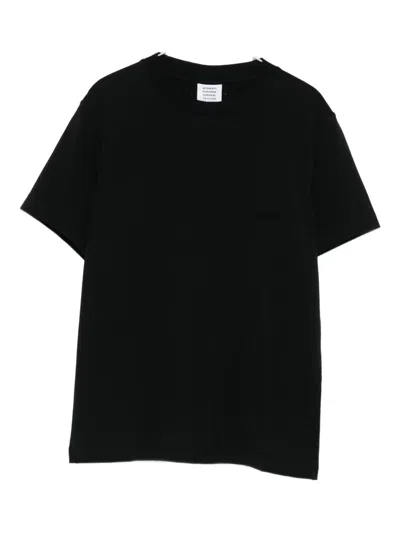 Vetements Crew-neck Short-sleeves T-shirt In Black