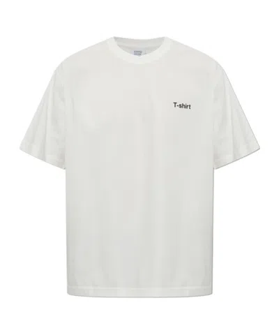 Vetements Crew Neck Short-sleeved T-shirt In White