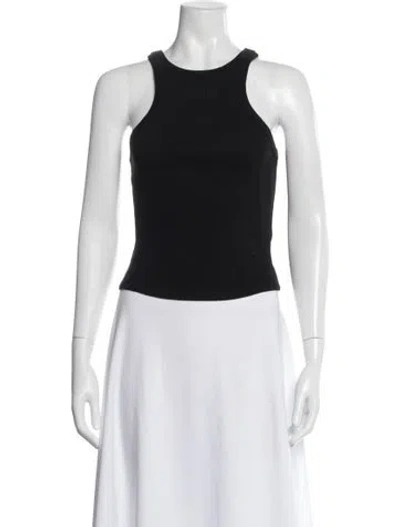 Pre-owned Vetements Crew Neck Sleeveless Top In Black