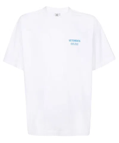 Vetements Crew-neck T-shirt In White
