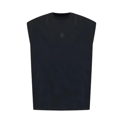 Pre-owned Vetements Cross Logo Sleeveless T-shirt 'black' | Men's Size M