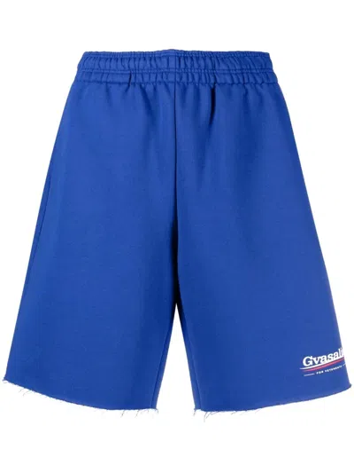 Vetements Dark Blue Cotton Men's Shorts For Ss23 In Navy