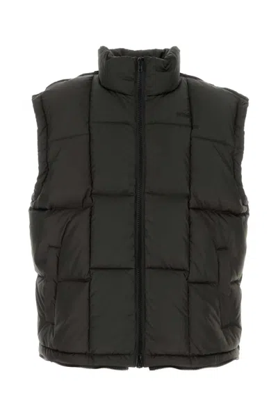VETEMENTS DARK BROWN POLYESTER DOWN JACKET