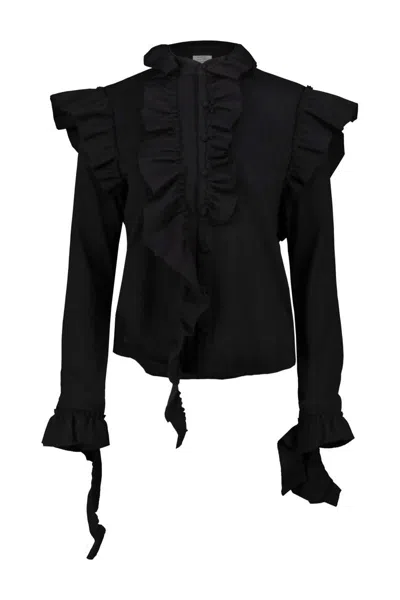 Vetements Deconstructed Jersey Blouse Clothing In Black