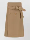 Vetements Deconstructed Trenchcoat Skirt With Belted High Waist