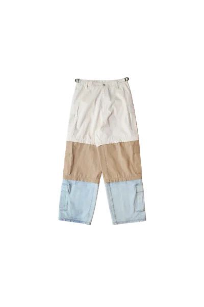 Vetements Deconstructed Triple Cargo Pants Beige In Neutrals